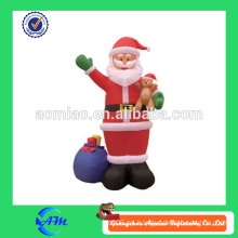 Santa inflable del precio bajo con buena calidad, decoraciones al por mayor de la Navidad de la fábrica